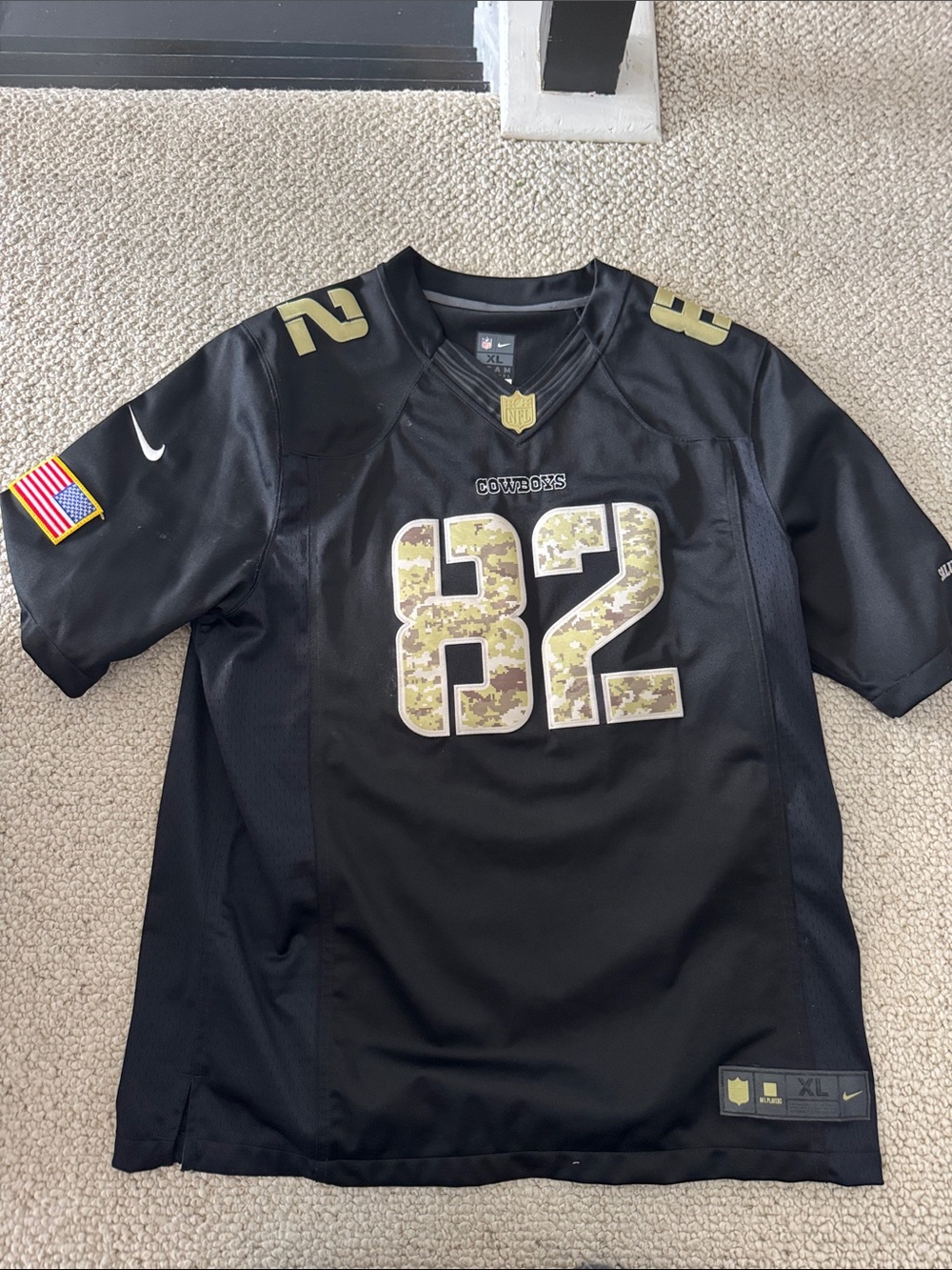 Nike Dallas cowboys salute to service Jason witten 82 jersey military camo